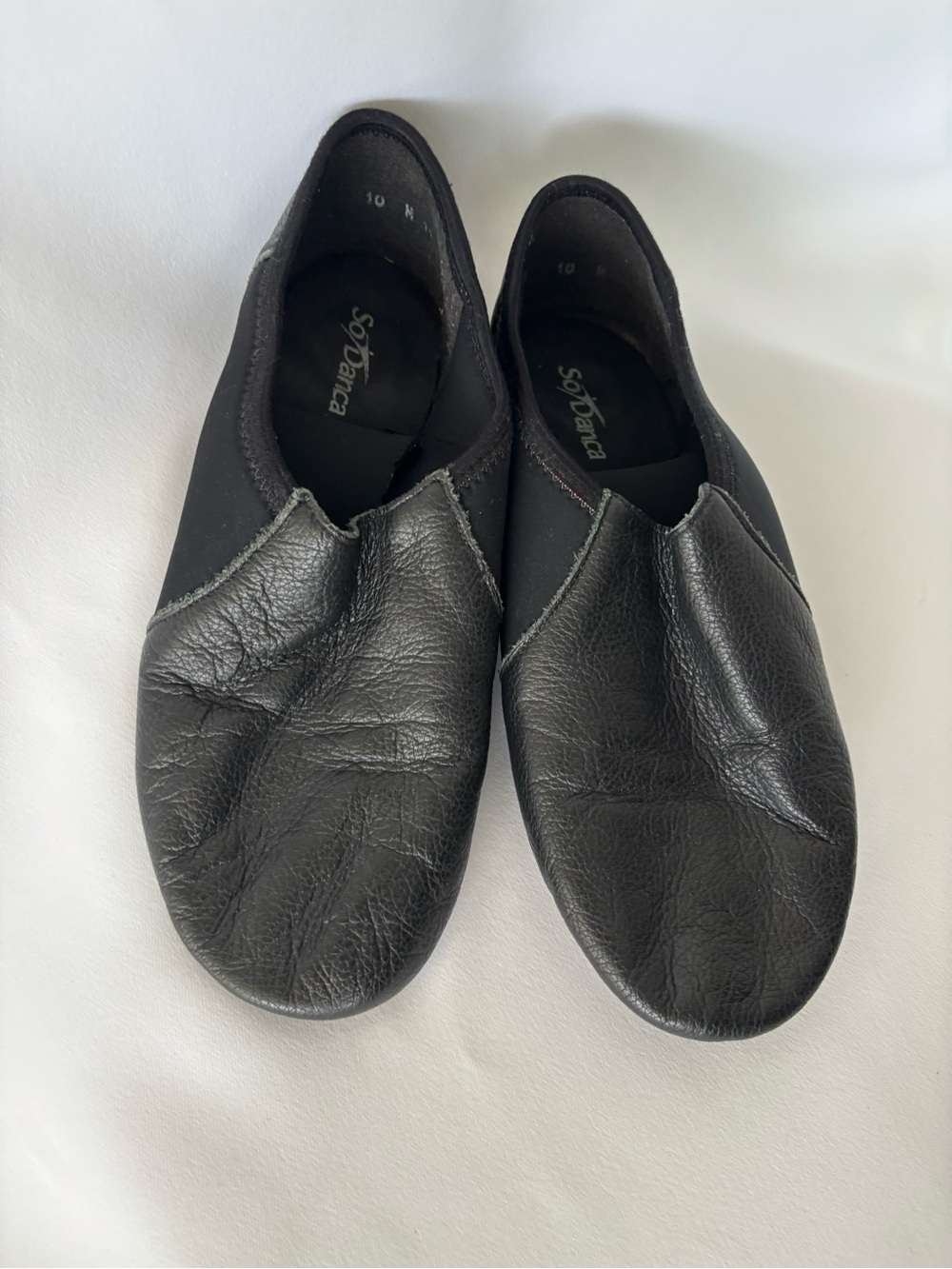 So Danca Women's Black Slip-On Jazz Shoes